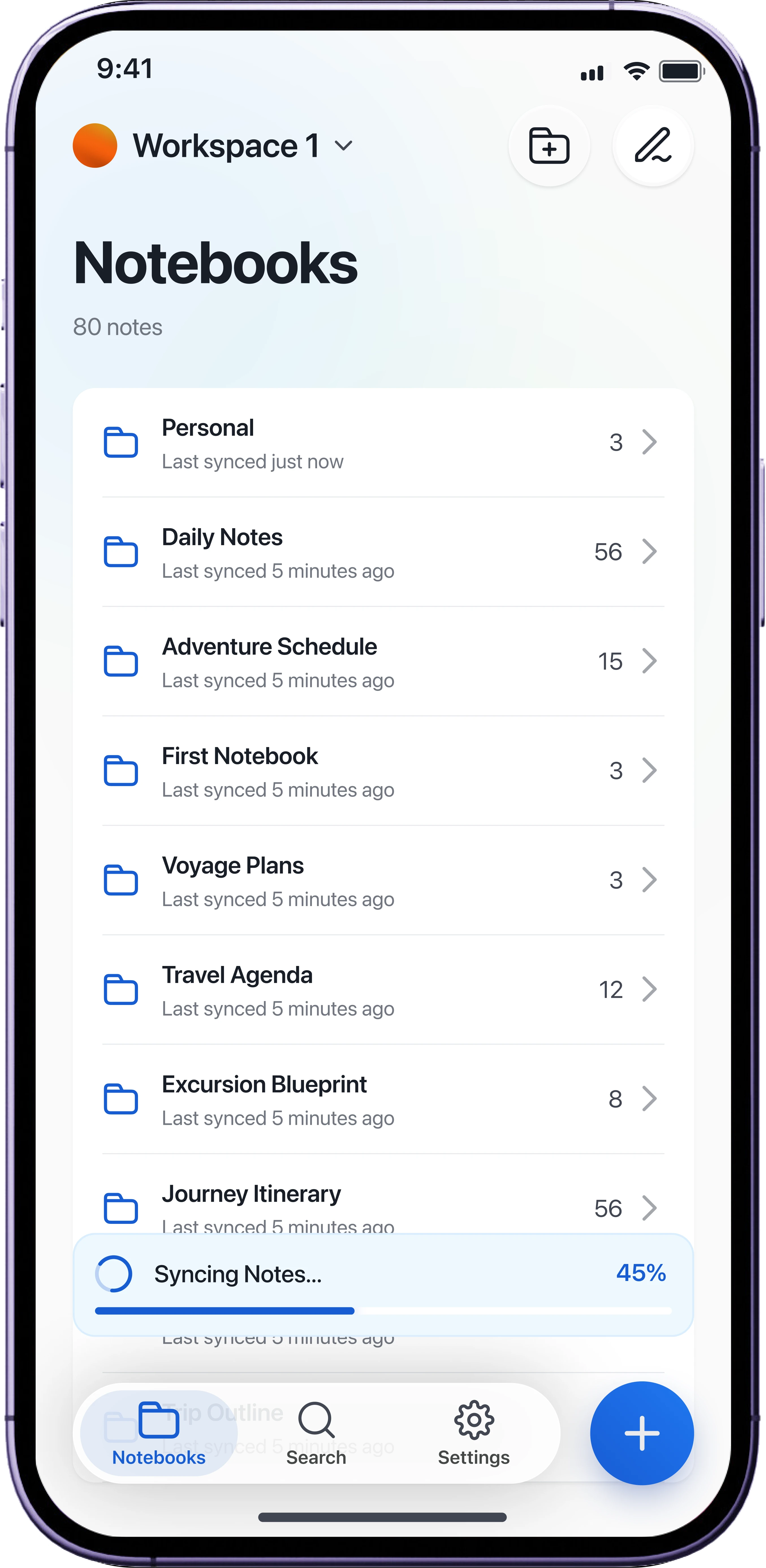 OXU Note — Notebooks
