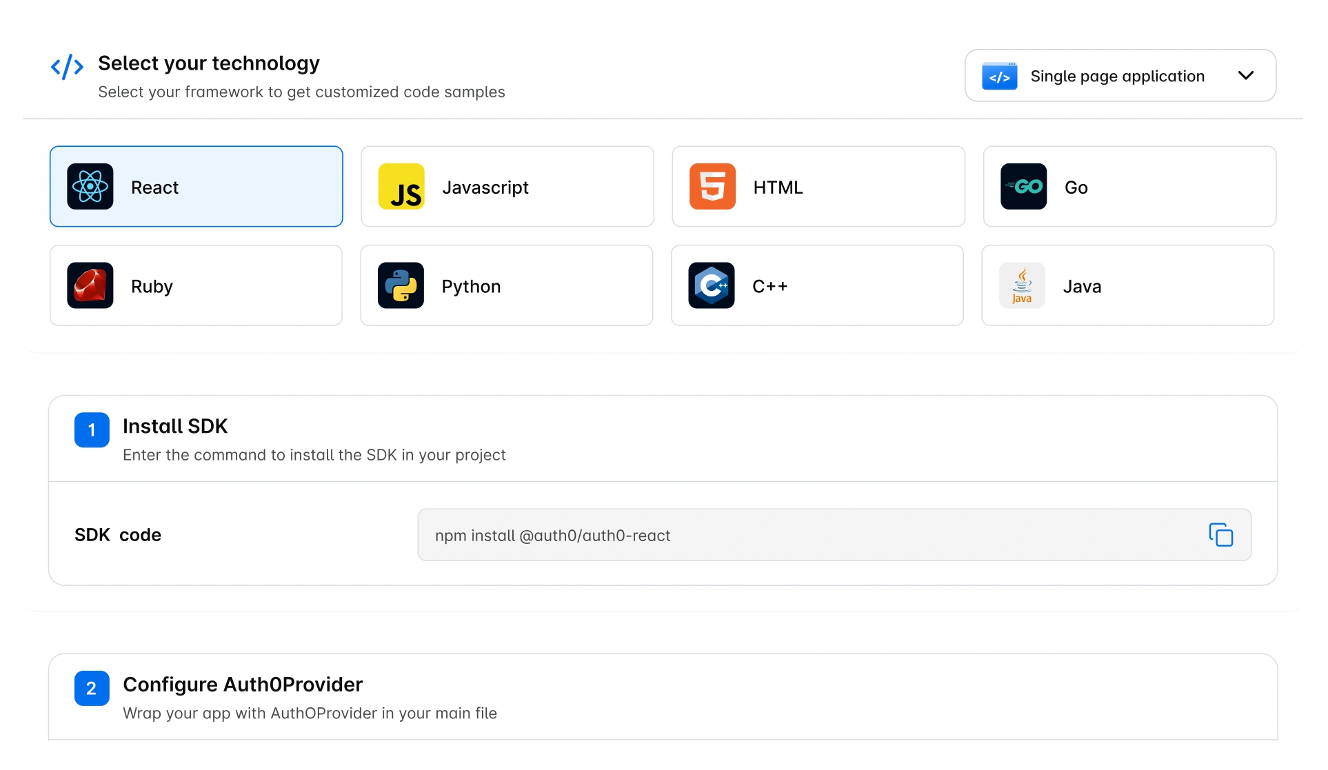 OXU Identity dashboard
